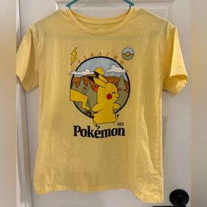 Kids Yellow Pokémon Pikachu T-Shirt